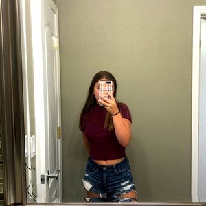 Short sleeve turtle neck